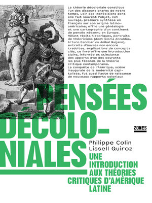 cover image of Pensées décoloniales